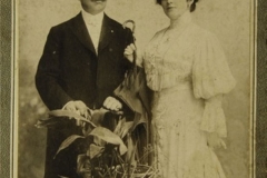 Fotografie de la căsătoria lui Nicolae MIRCEA cu Maria POPESCU - (1905)