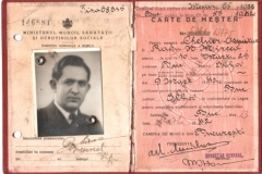 Cartea de meșter a lui Radu Titus MIRCEA - (1933-1942)