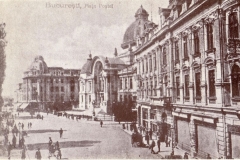 Piața Poștei cu palatul CEC și Hotel de France - București, 1905