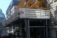 Lucrari restaurare fatada Caru' cu bere - 2013